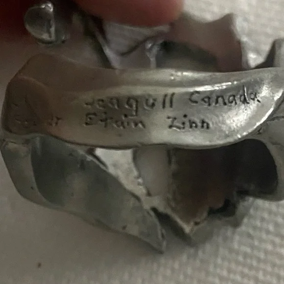 Pewter Napkin Rings - Picture 5 of 7